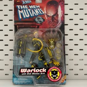 1998 ToyBiz Warlock w/ Disc Blaster Arm Figure Marvel Legends The New Mutants 6"